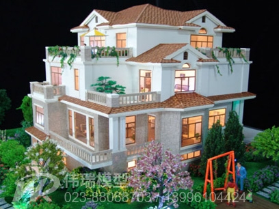 云南別墅建筑模型